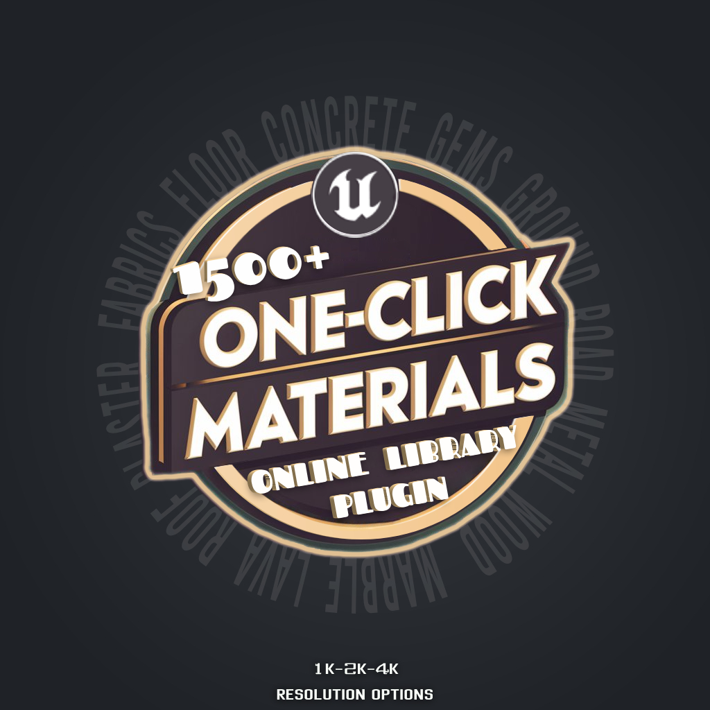 unreal engine material library plugin one-click materials by sharetextures